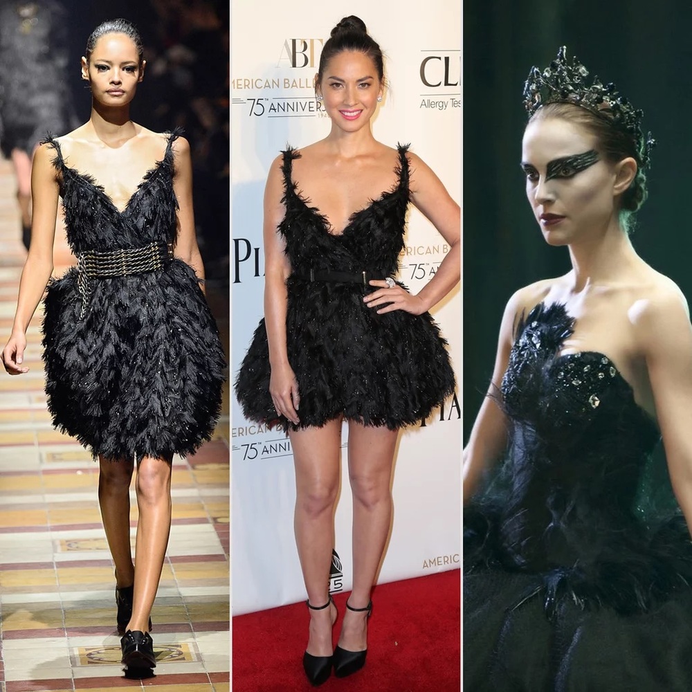 Lanvin Metallic Fil Coupe Mini Dress Runway